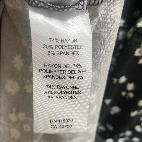 NEW Nina Leonard Women's V Neck Sleeveless Midi Dress Black L - Picture 6 of 8